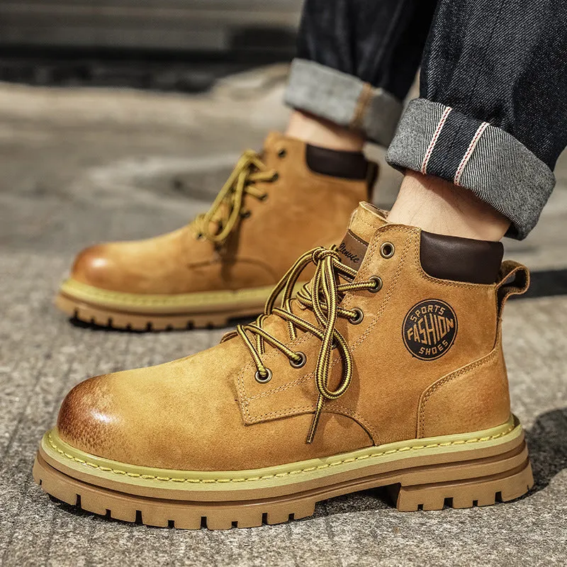 Increased Fashion Martin Autumn Trendy Breathable Boots