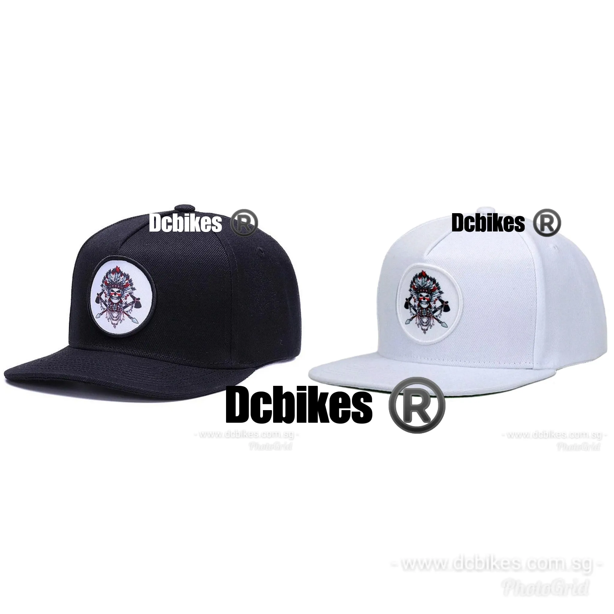 Indian Skeleton Chief Baseball Snapback Cap Hat