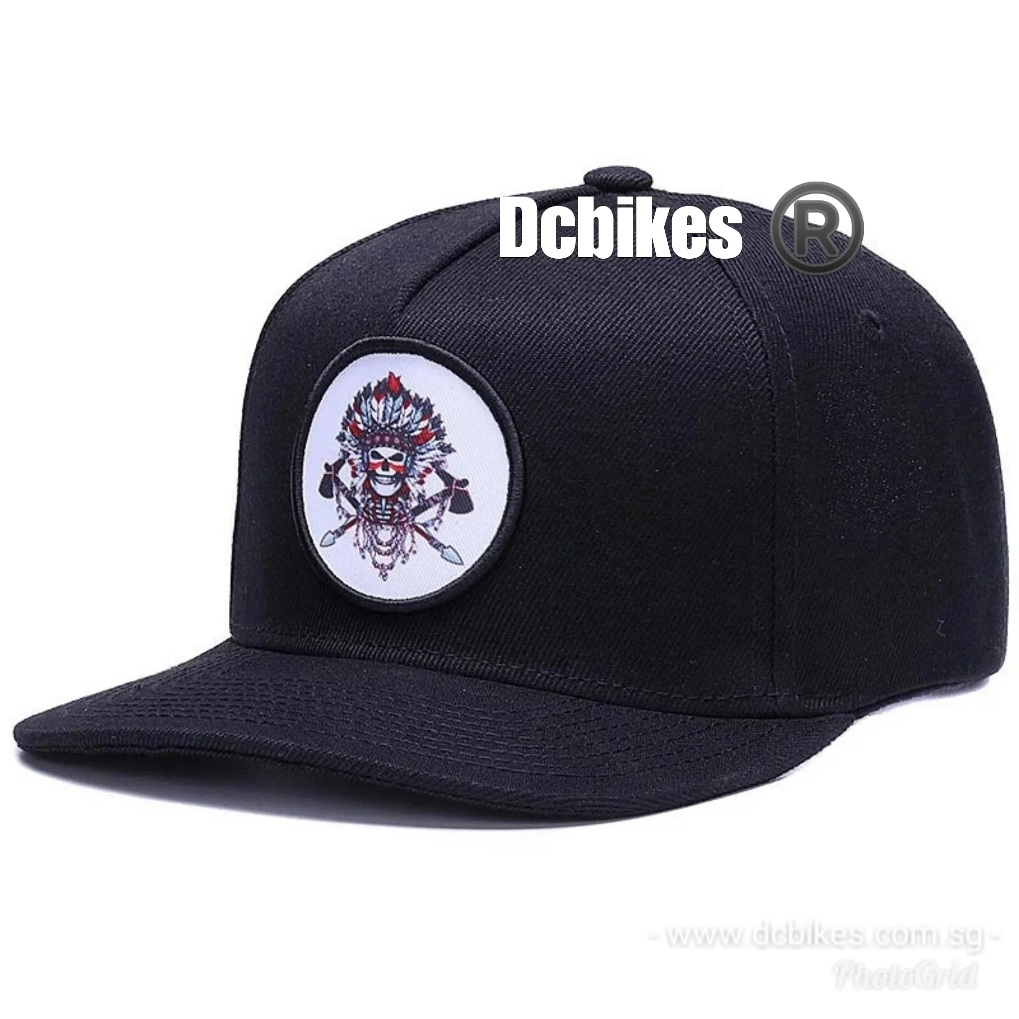 Indian Skeleton Chief Baseball Snapback Cap Hat