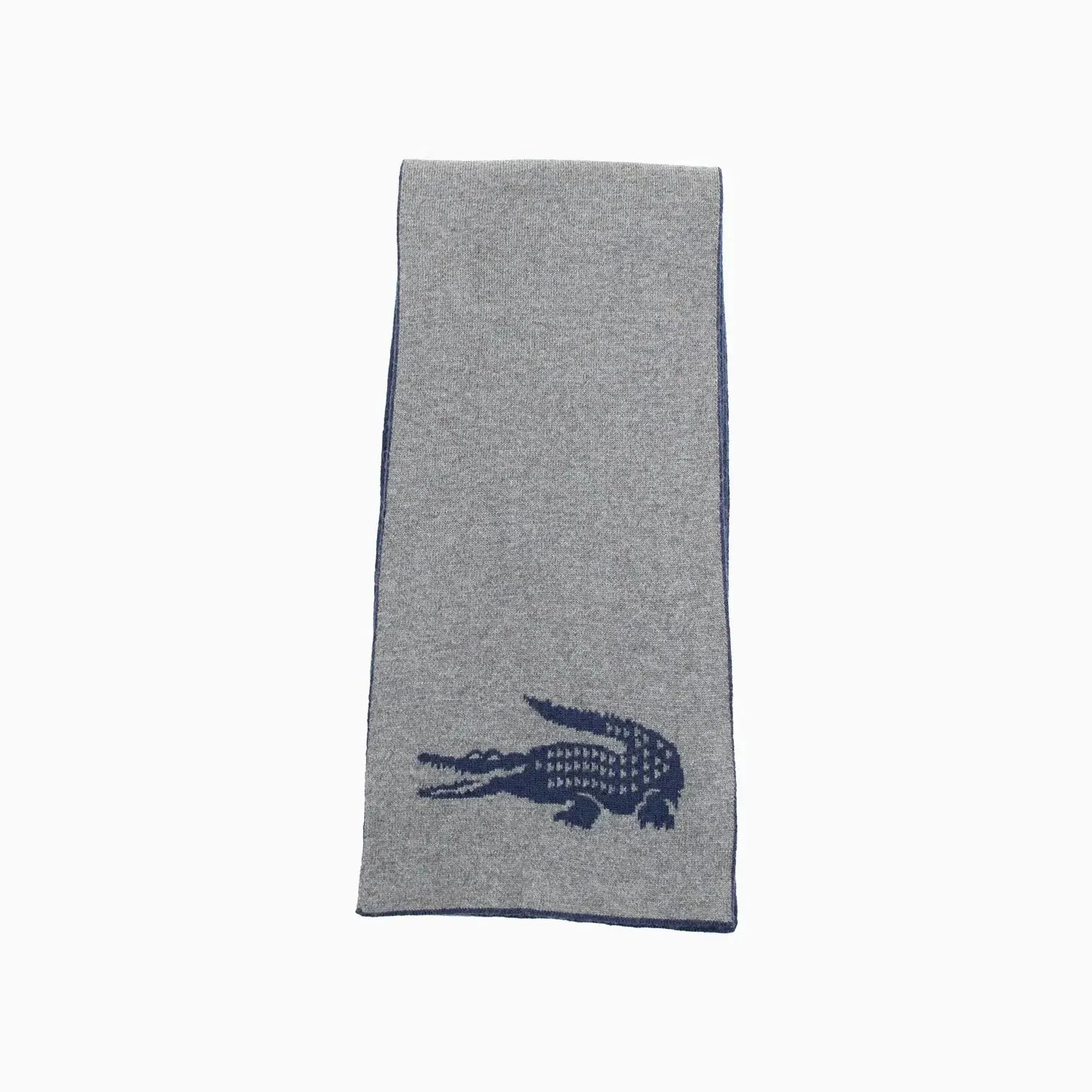 Intersia Crocodile Double Face Scarf
