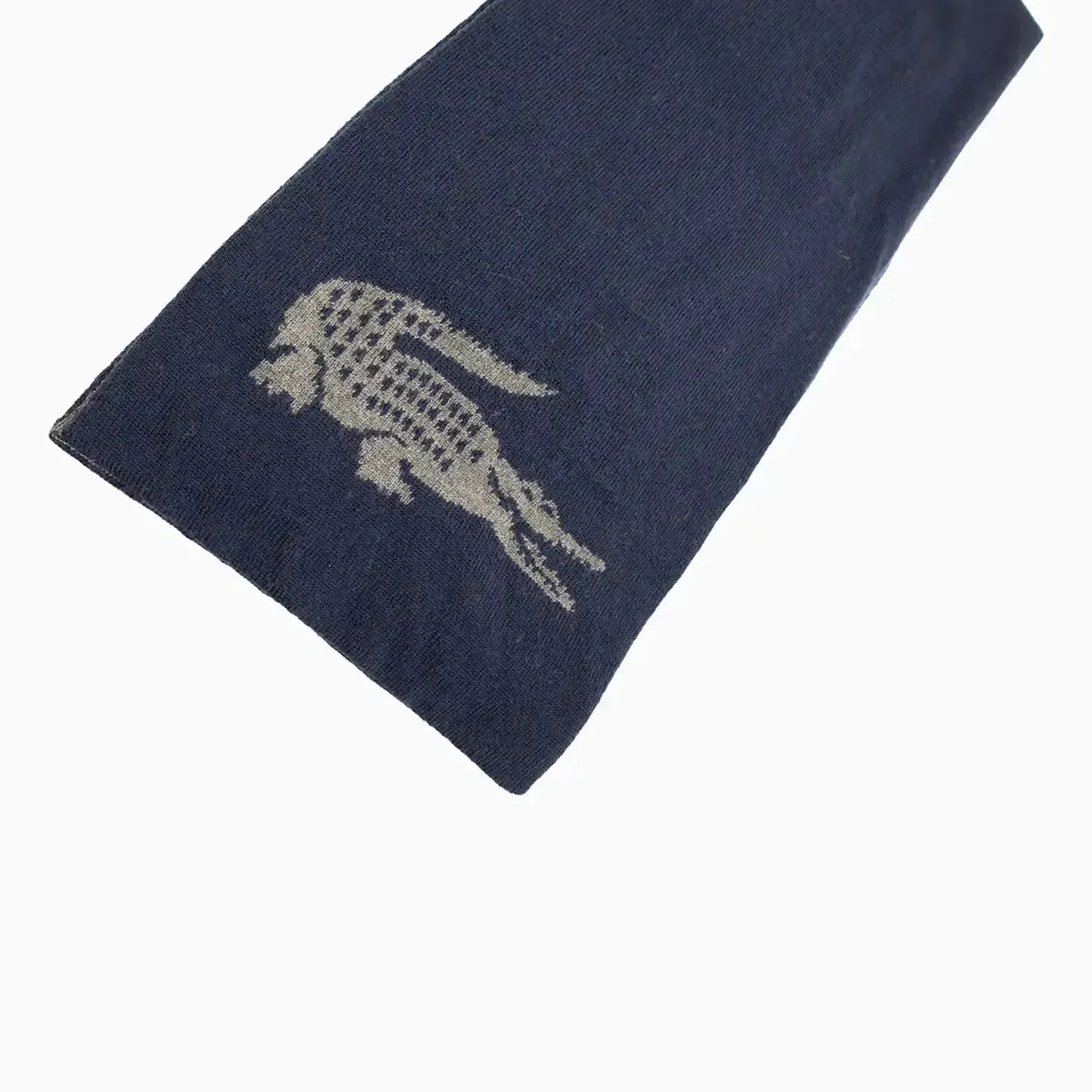 Intersia Crocodile Double Face Scarf