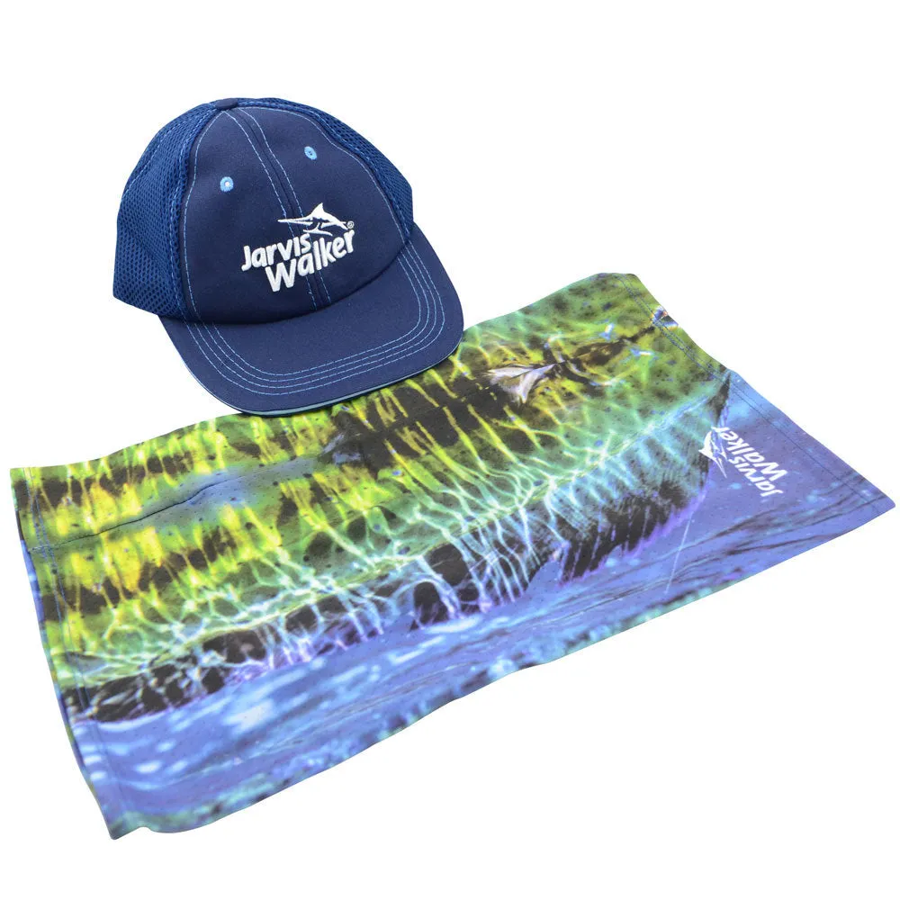 Jarvis Walker Fishing Cap and Protective Face Mask Buff Shield Scarf Pack