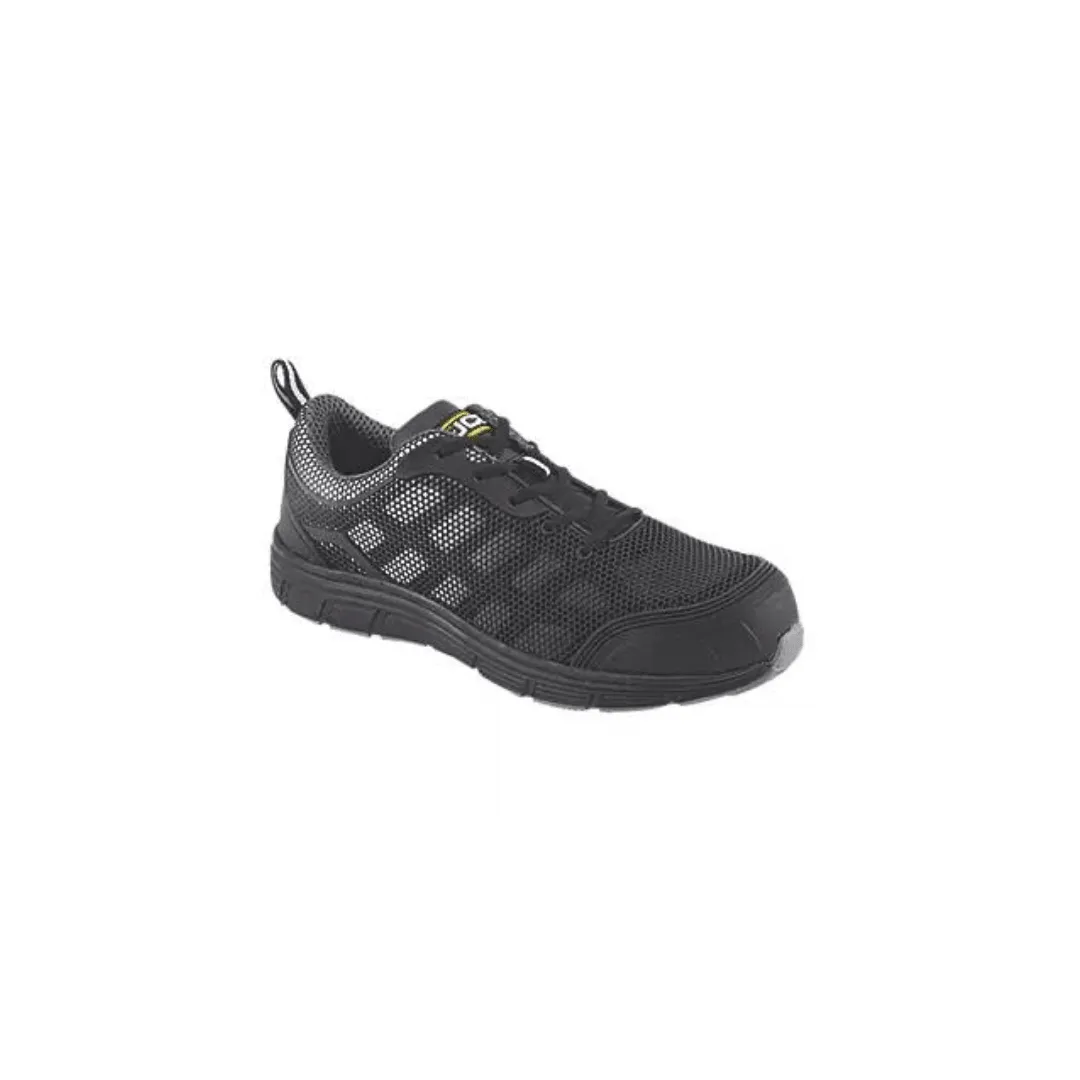 JCB Cagelow Black Safety Trainers Size 10