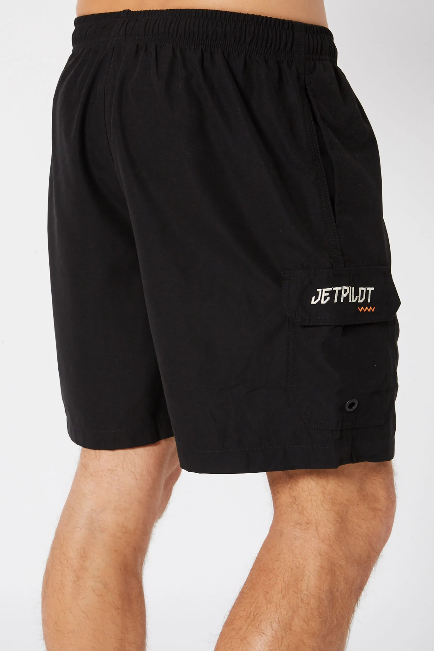 Jetpilot Elasticated Mens Short - Black