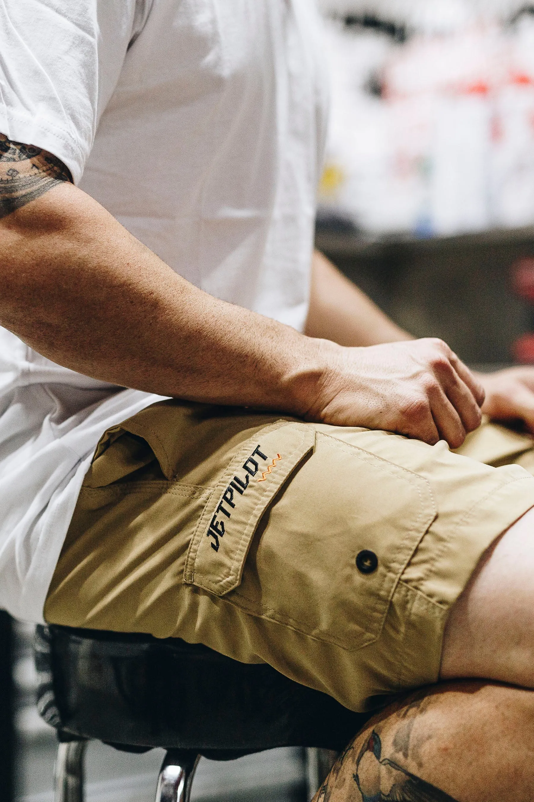 JP Jet-Lite Elasticated Short - Khaki