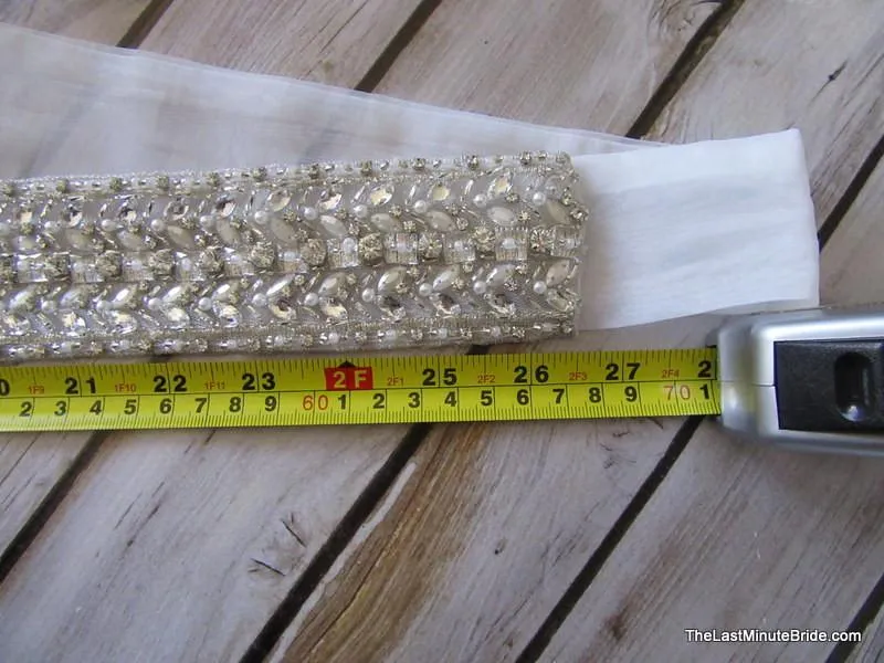 Justin Alexander Bridal Belt Style A054