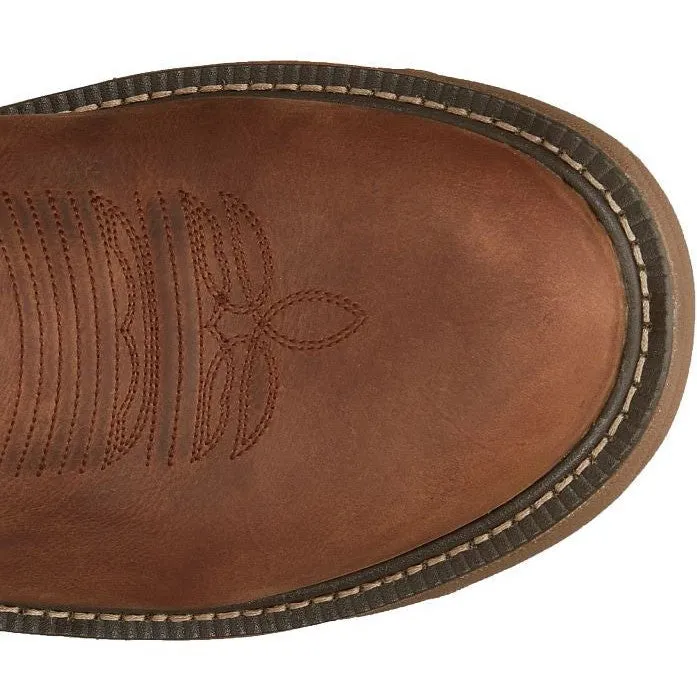 Justin Men's Rush 11" WP Western Work Boot -Tan- WK4330