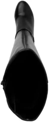 Karen Scott Hanna Wide-Calf Dress Boots, Women's Shoes, Black, 6.5M Wide Calf