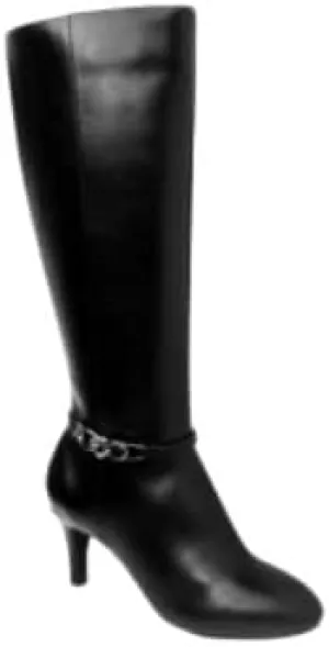 Karen Scott Hanna Wide-Calf Dress Boots, Women's Shoes, Black, 6.5M Wide Calf