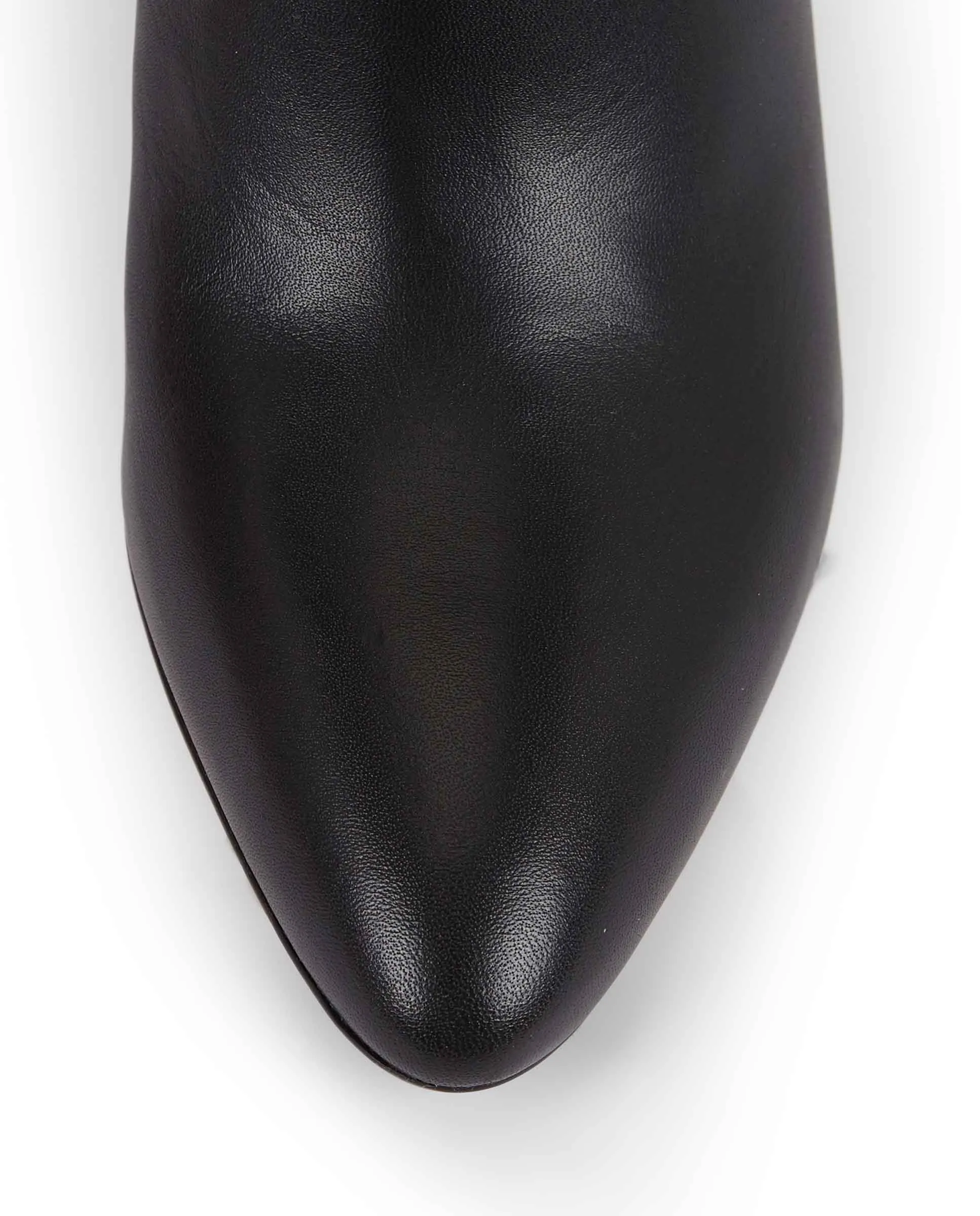 KATY | Black leather boot
