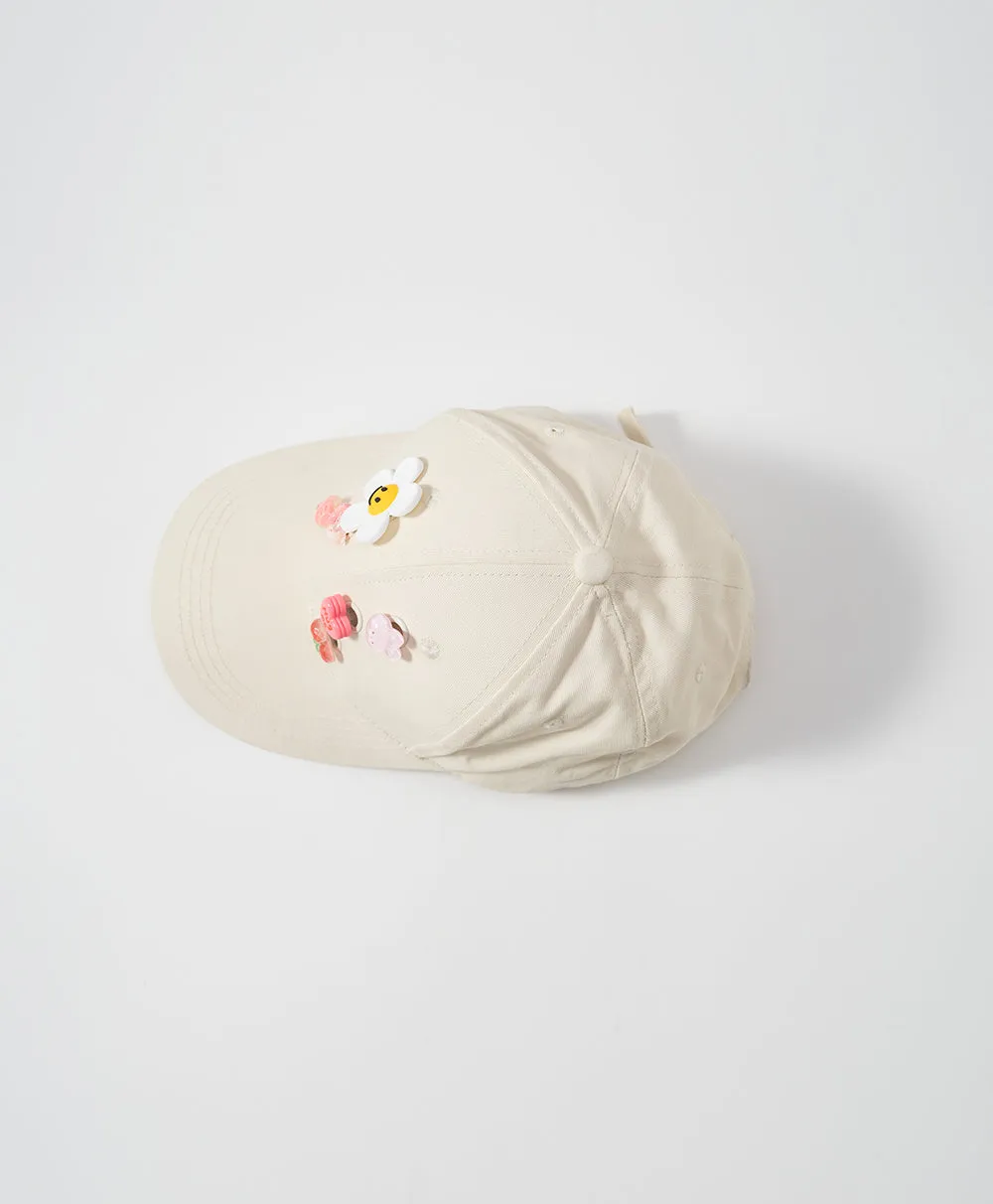Keep Smiling DIY Canvas Cap with Pop In Accessories