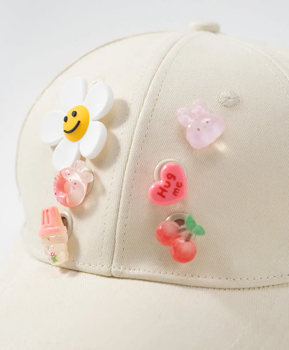 Keep Smiling DIY Canvas Cap with Pop In Accessories