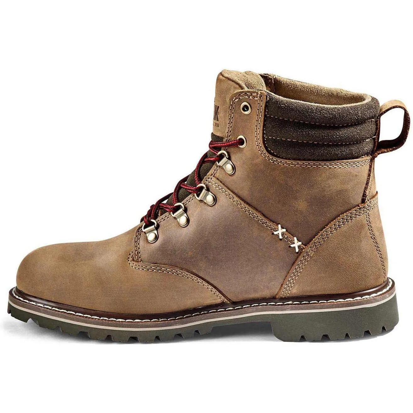 Kodiak Women's Bralorne 6" Waterproof Slip Resistant Safety Work Boot -Brown- 4TDSBN