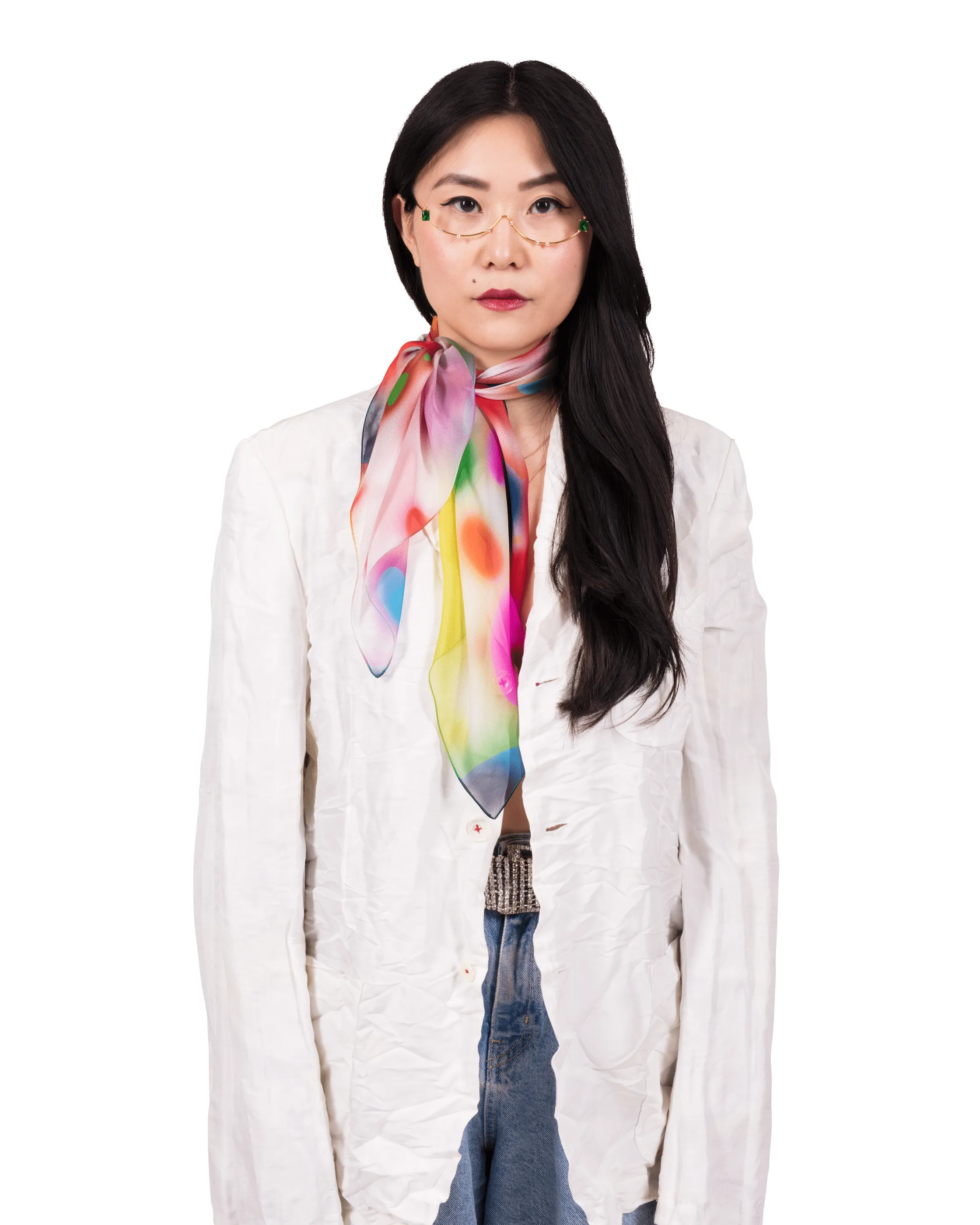 La Forma Sheer Silk Scarf