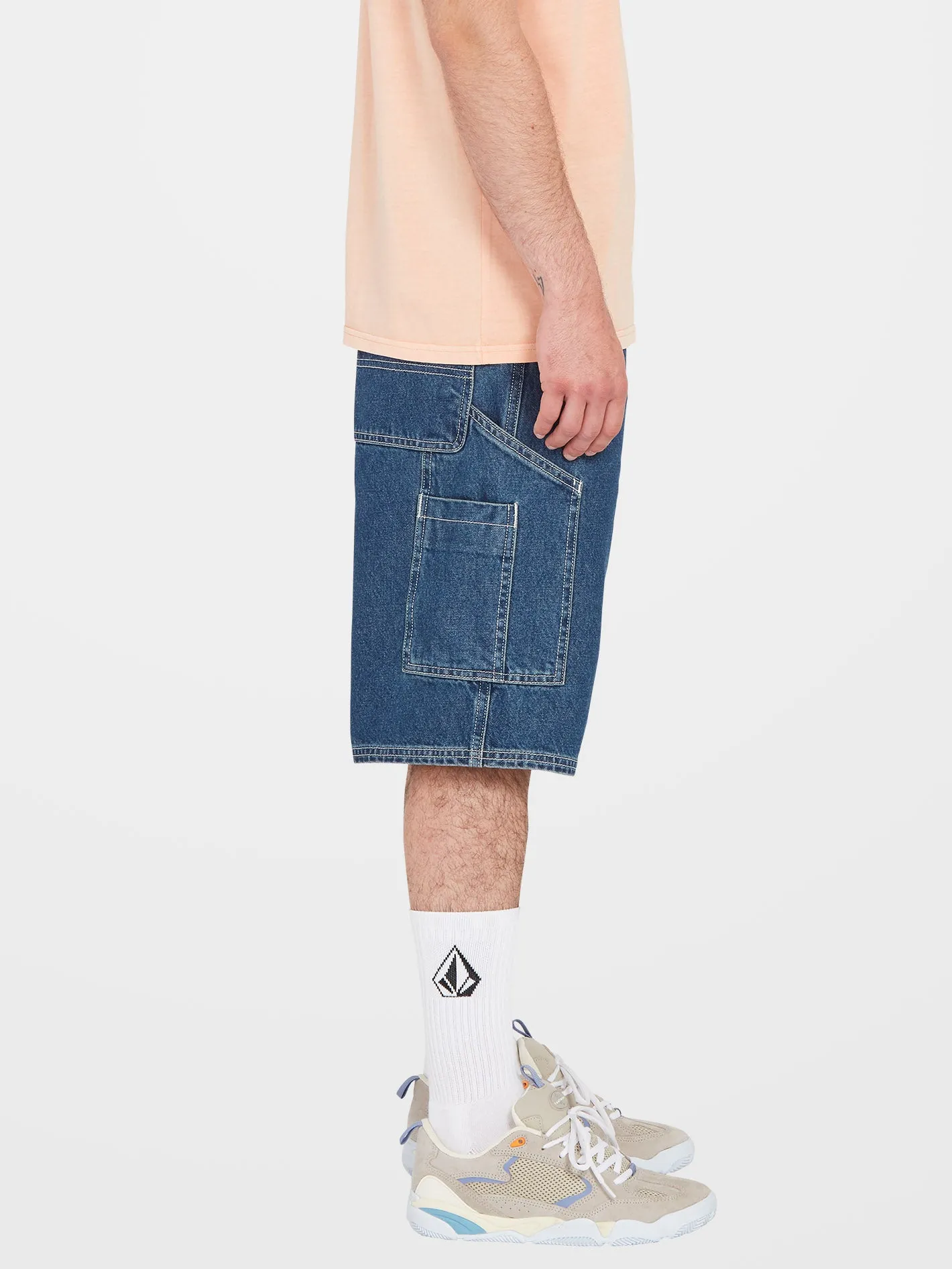 Labored Jeans Utility Short - Indigo Ridge Wash
