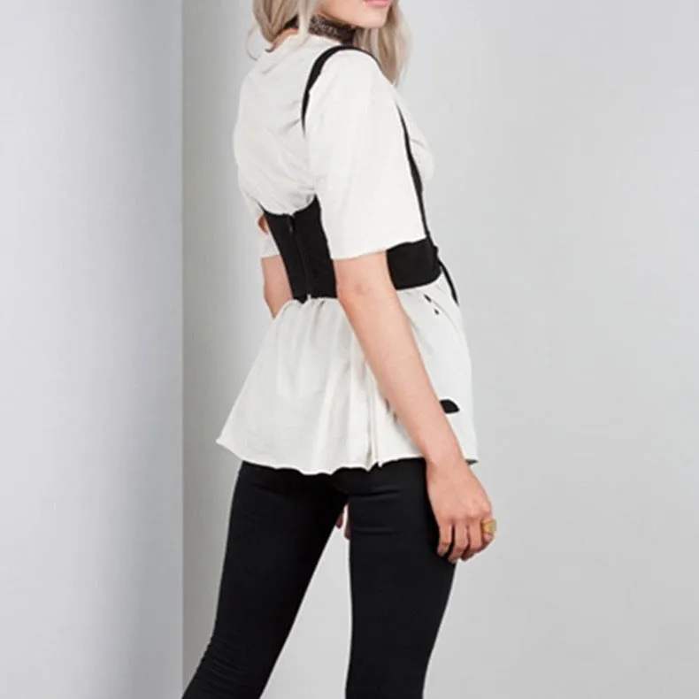 Lace-Up Tank Corset Belt