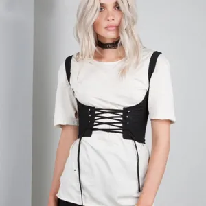 Lace-Up Tank Corset Belt