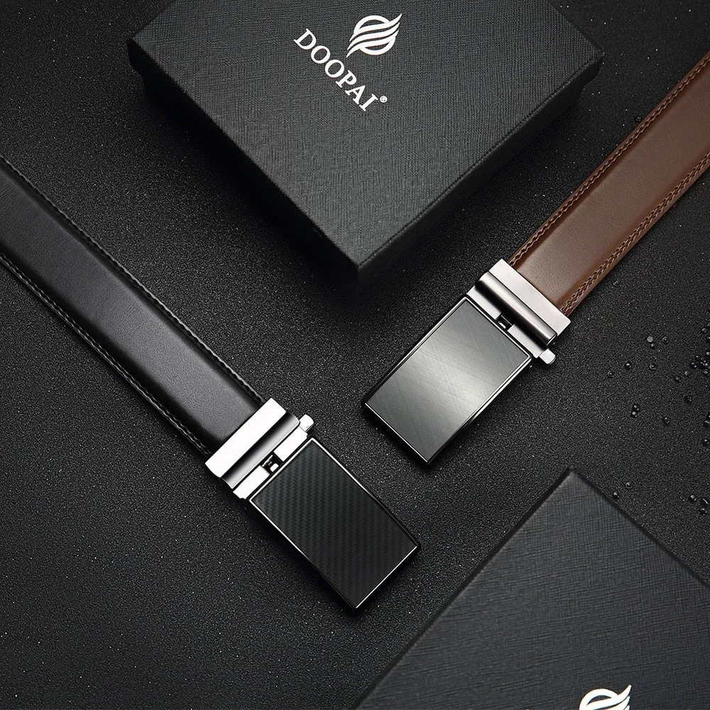 Leather Belt  Automatic Genuine Leather