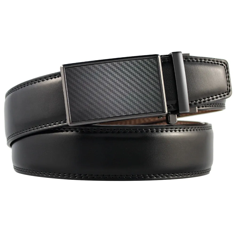 Leather Belt  Automatic Genuine Leather