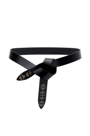 Lecce Belt | Brass Studs