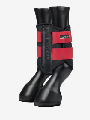 LeMieux Chilli Red Grafter Brushing Boots