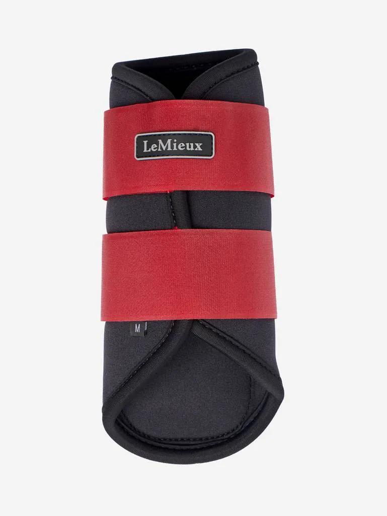 LeMieux Chilli Red Grafter Brushing Boots