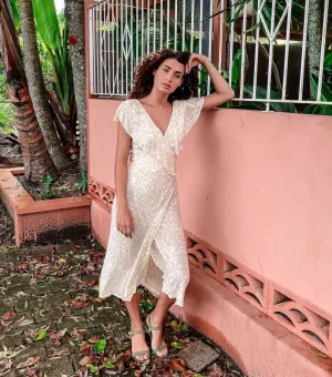 Leonie - Leopard Wrap dress