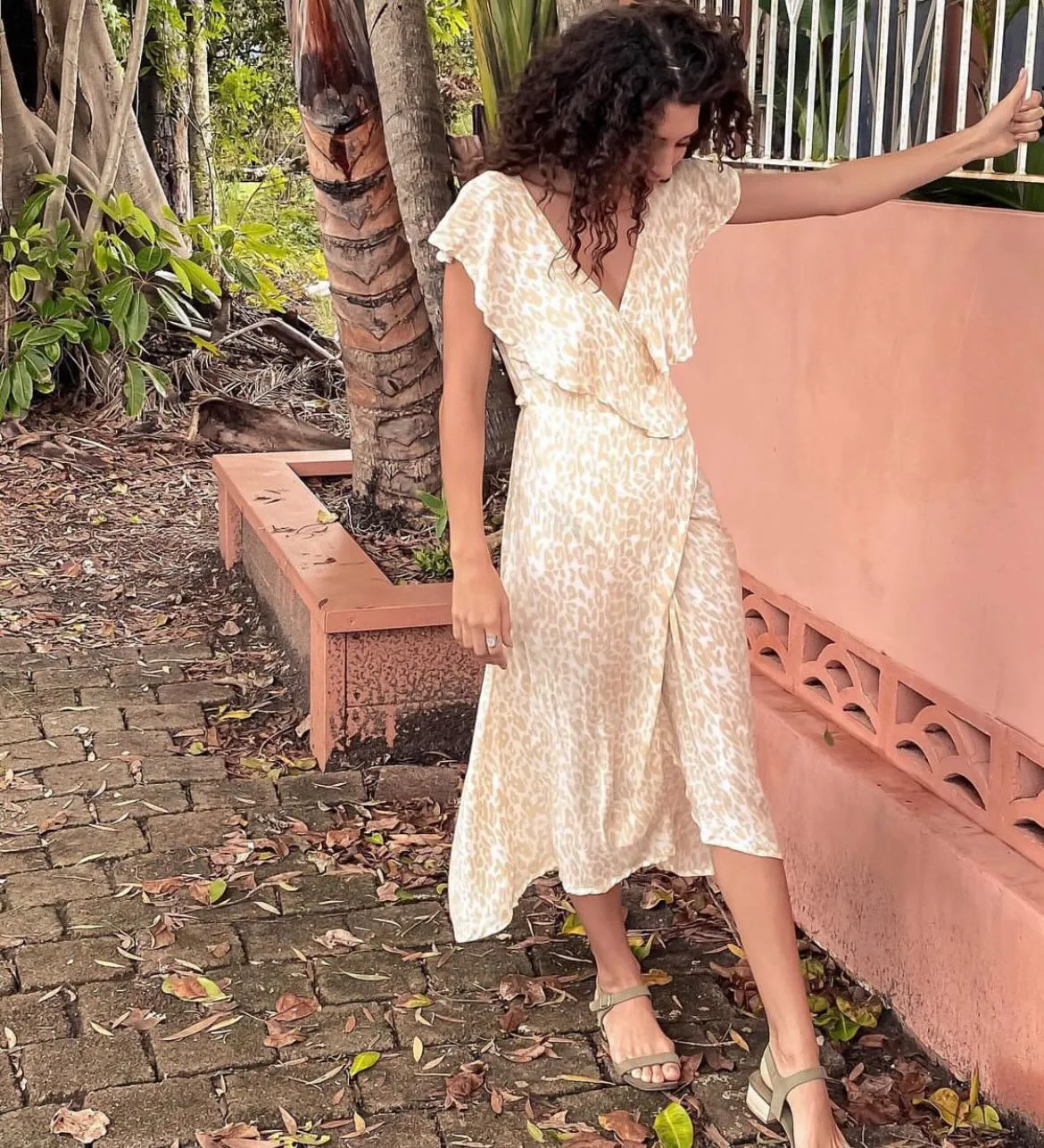 Leonie - Leopard Wrap dress