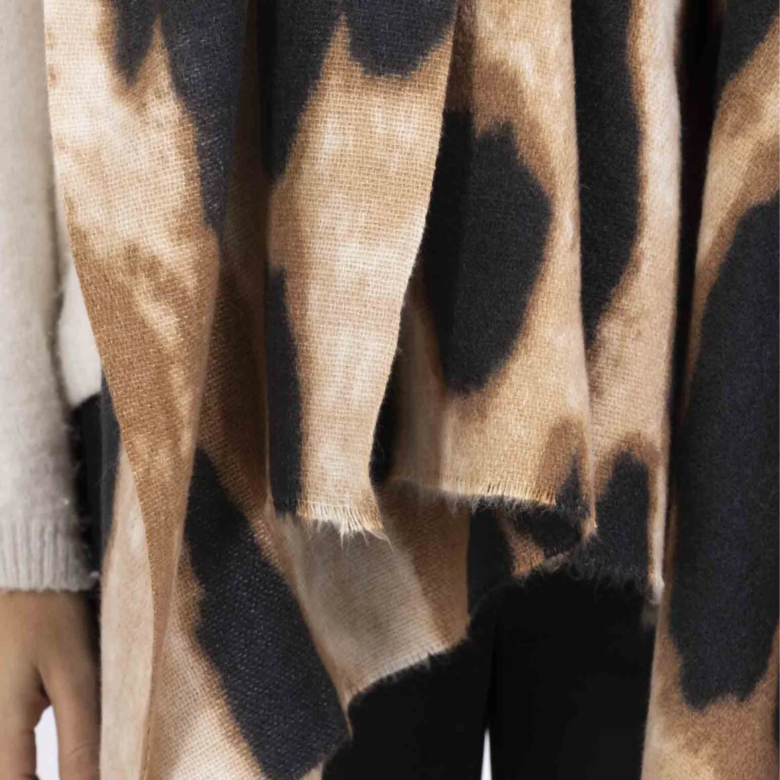 Leopard Print Printed Cosy Scarf