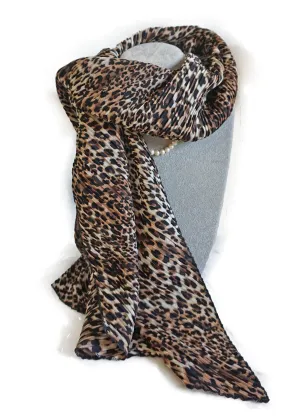 Leopard Print Scarf