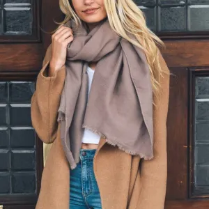 LETO A. SOLID BLANKET SCARF