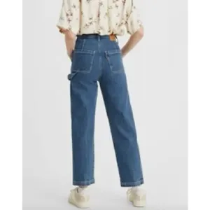 LEVI'S PREMIUM Rigcage Straight Carpenter Jeans High Rise Utility Women's Sz 28