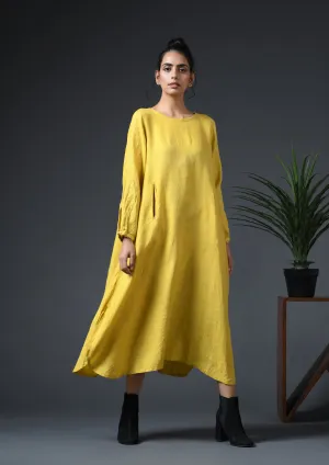 LILY DRESS - YELLOW