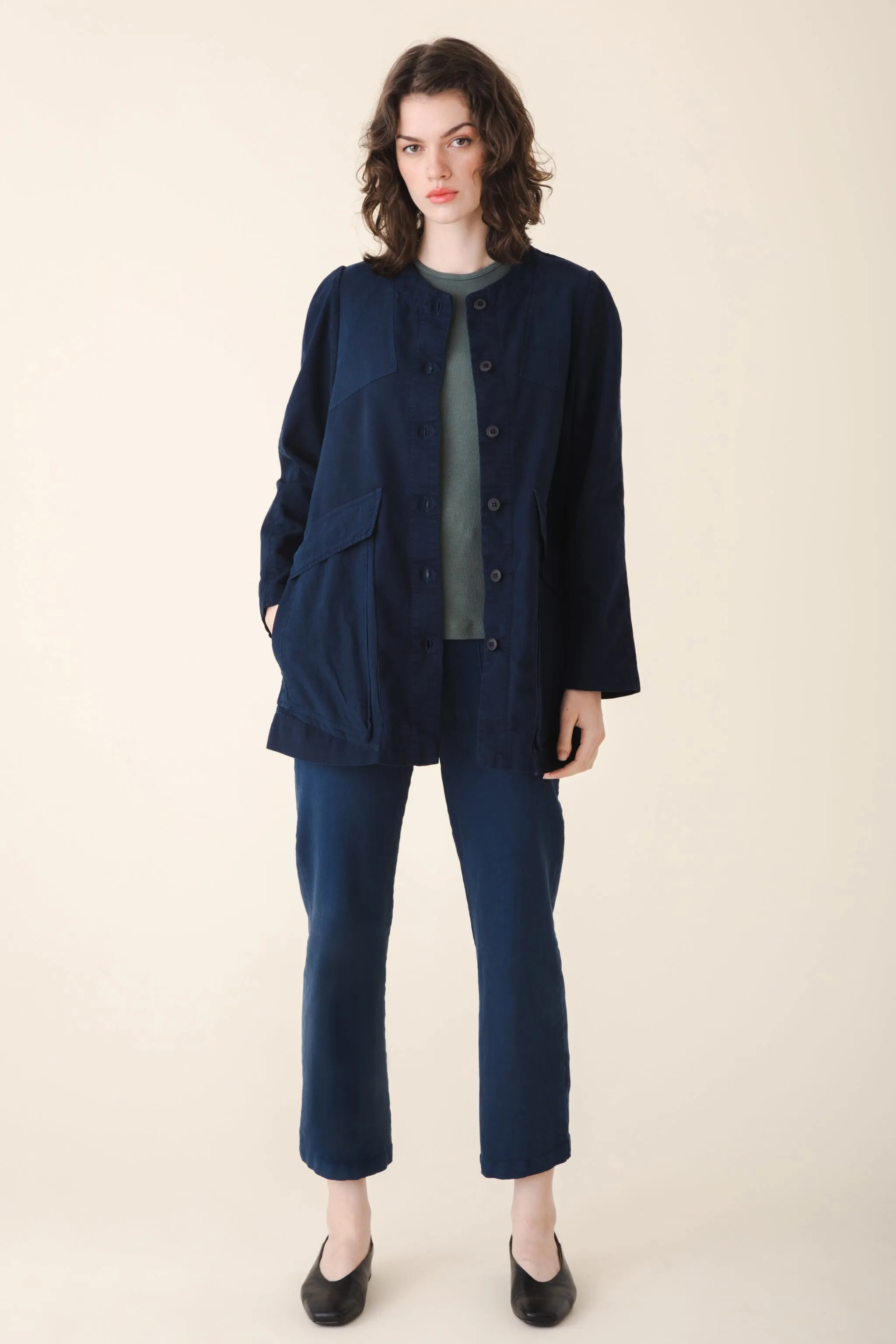 Long Carpenter Pant in Midnight