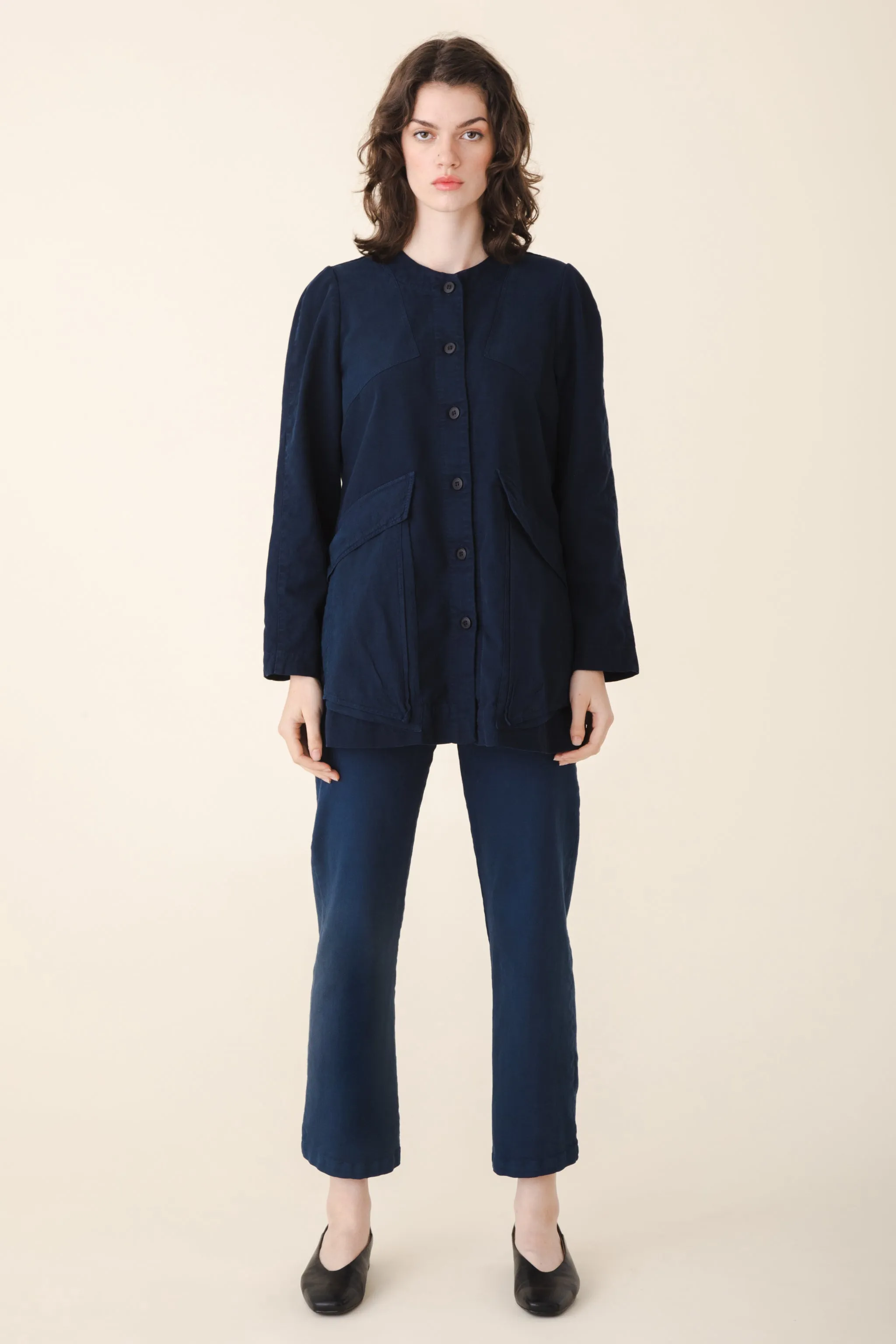 Long Carpenter Pant in Midnight