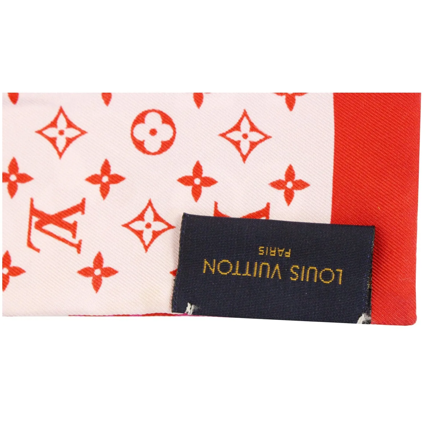 Louis Vuitton Monokinawa Pink Silk Bandeau Scarf