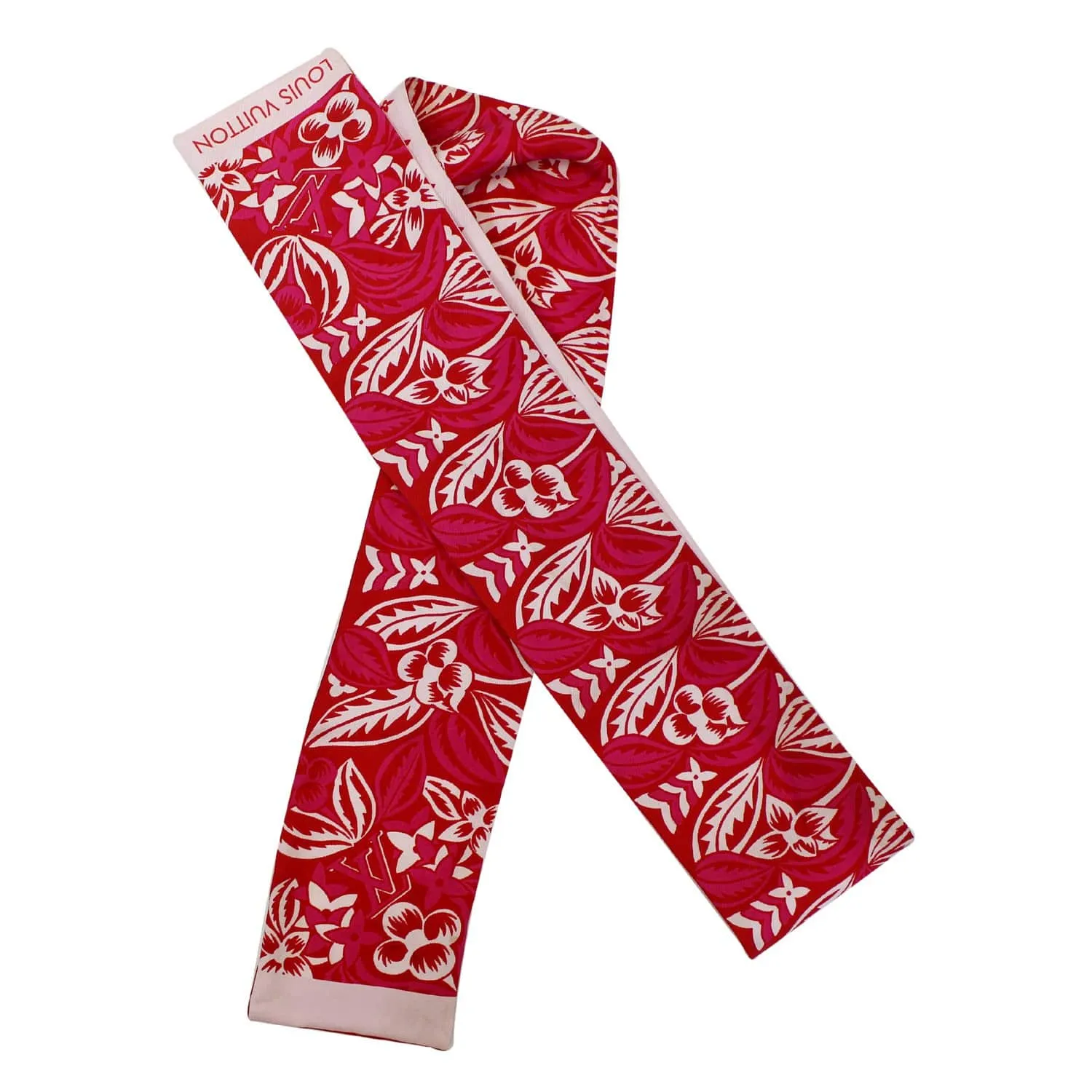 Louis Vuitton Monokinawa Pink Silk Bandeau Scarf