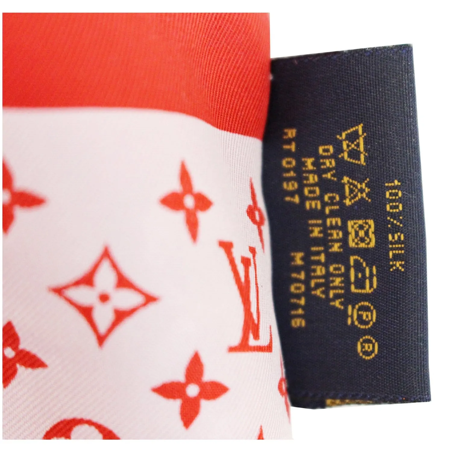 Louis Vuitton Monokinawa Pink Silk Bandeau Scarf
