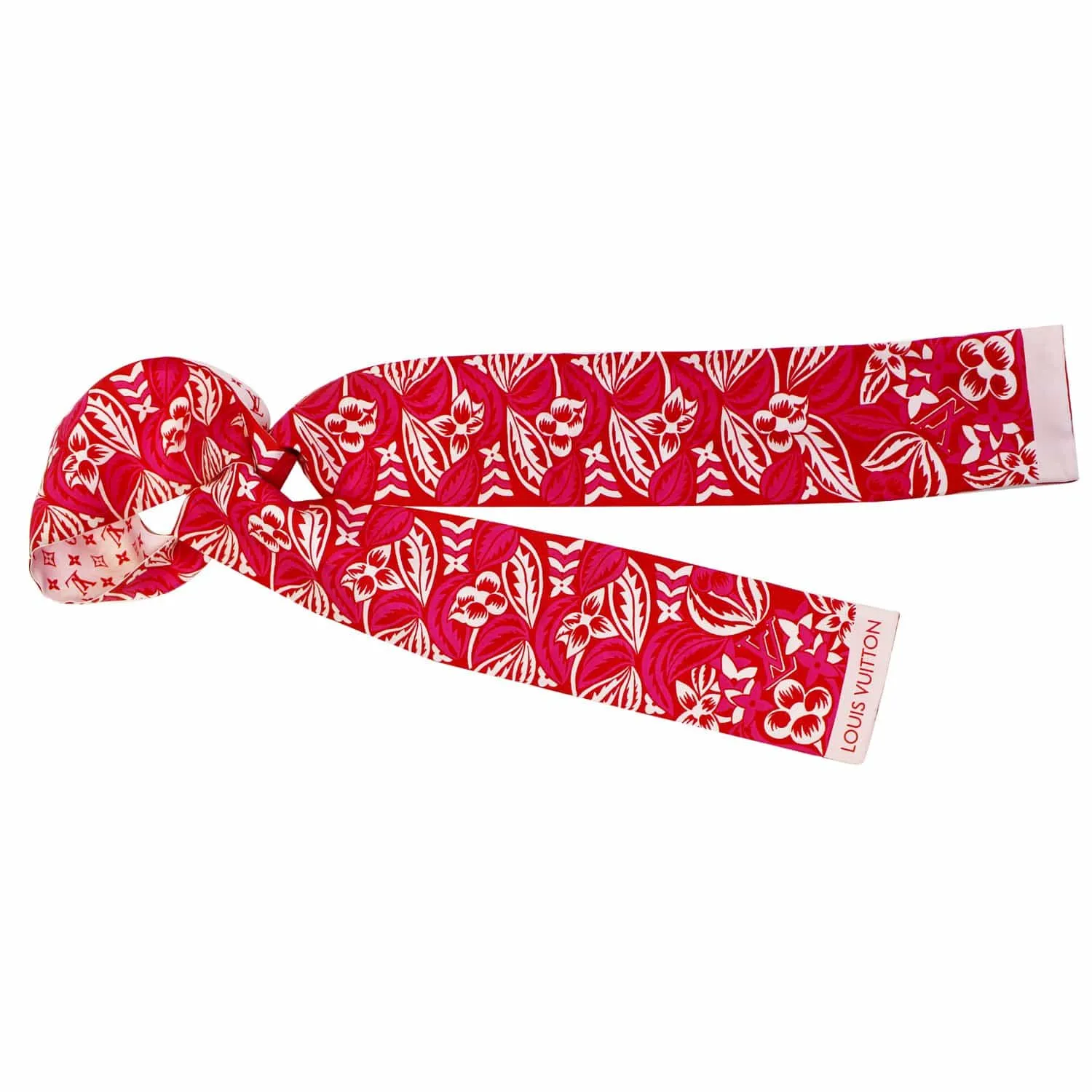 Louis Vuitton Monokinawa Pink Silk Bandeau Scarf