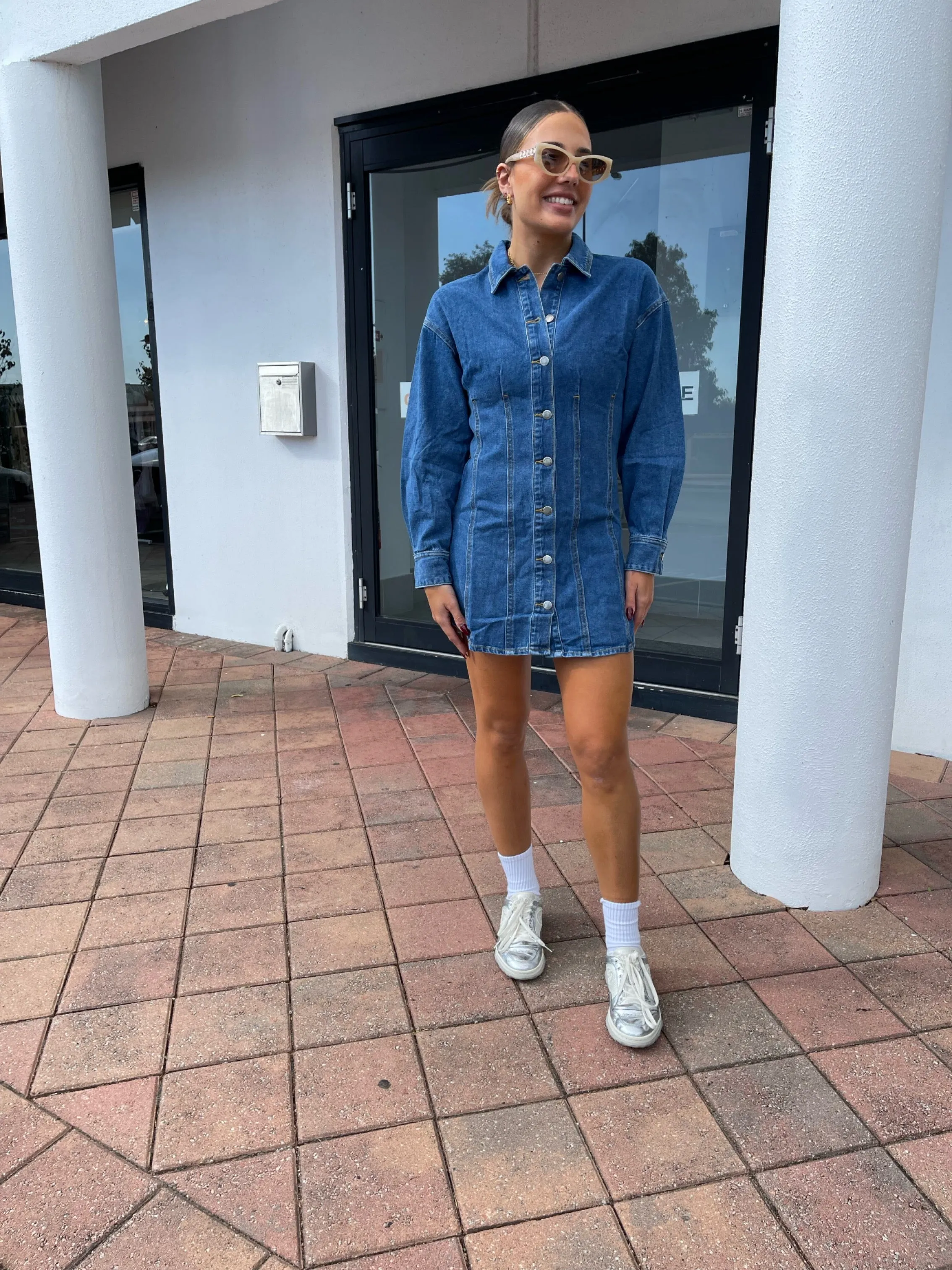 Loveheart Denim Mini