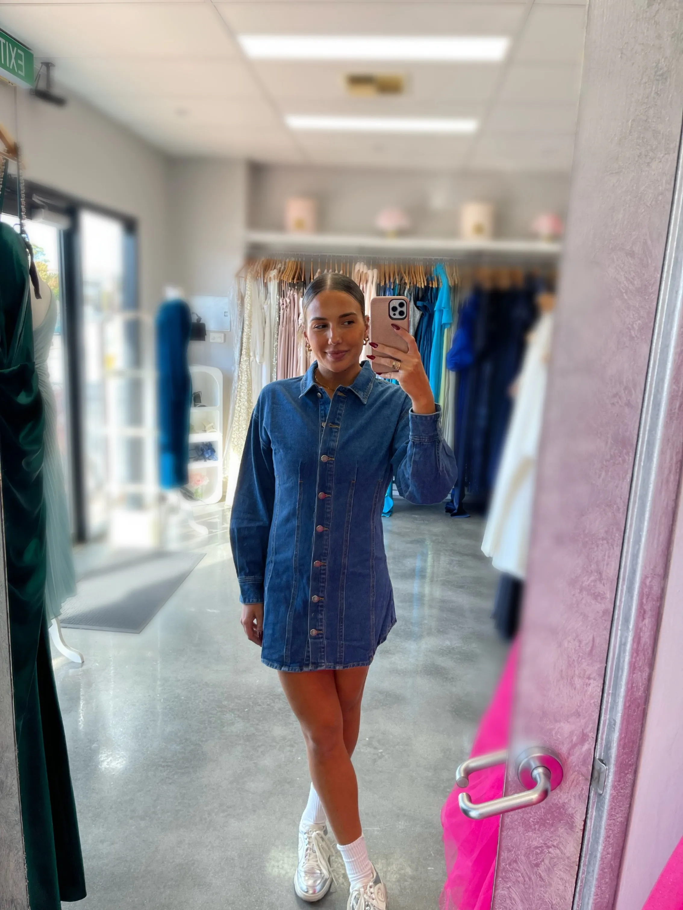 Loveheart Denim Mini