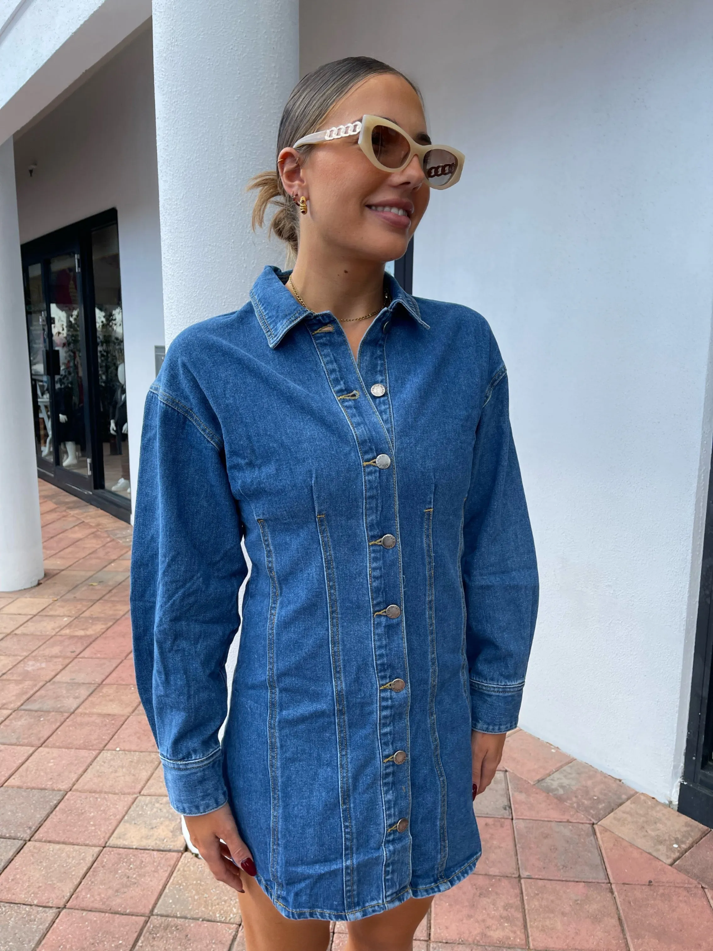 Loveheart Denim Mini