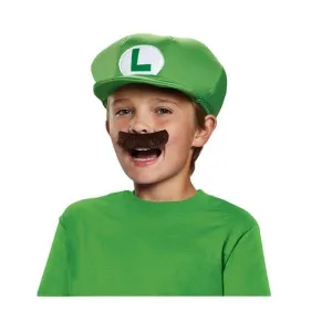 Luigi Child Hat And Moustache
