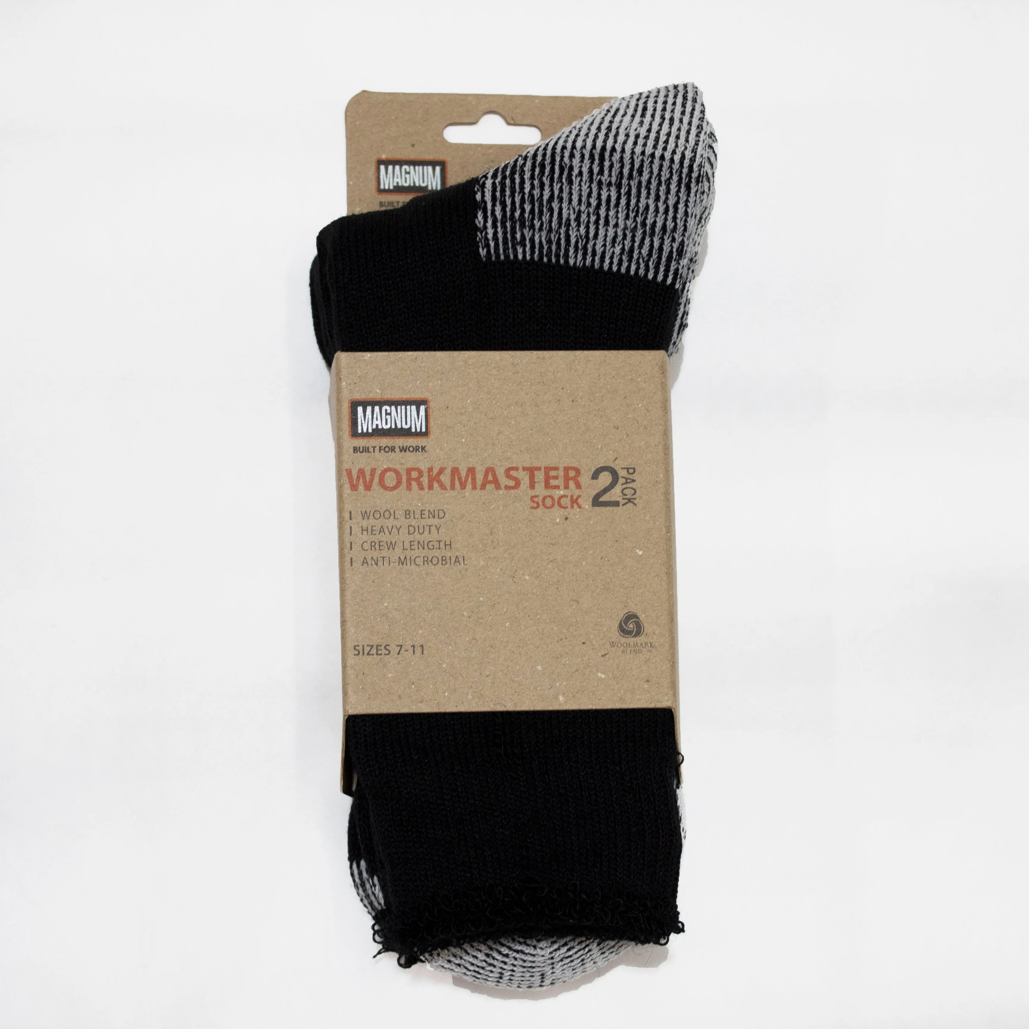 Magnum Workmaster Wool Blend 2pk Socks