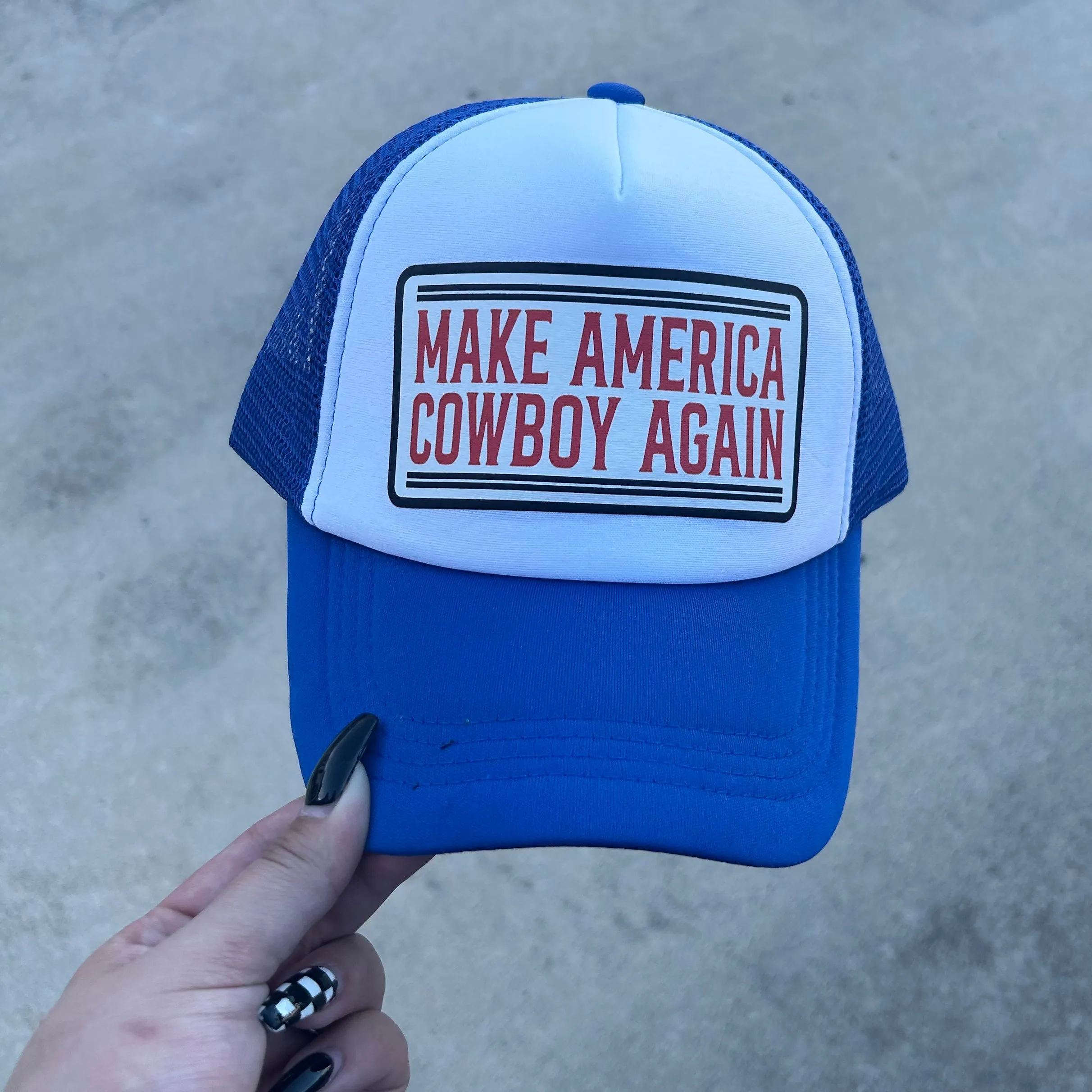 Make America Cowboy Trucker Hat