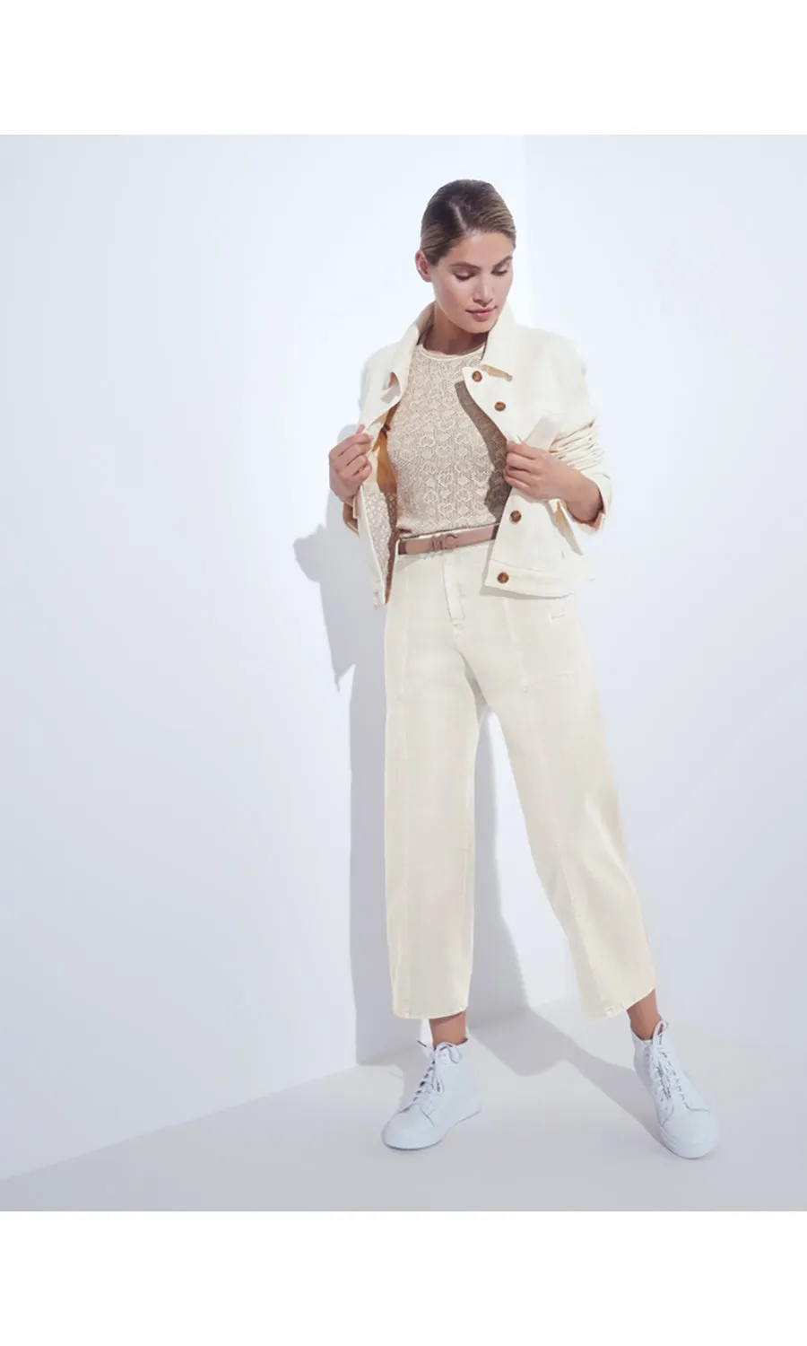 MarcCain Reversable Belt with MC Logo UCG107L45