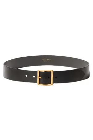 Marcela Belt | Black W/ Antique Brass Buckle