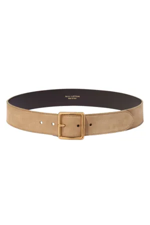 Marcela Belt | Khaki W/ Antique Gold Buckle