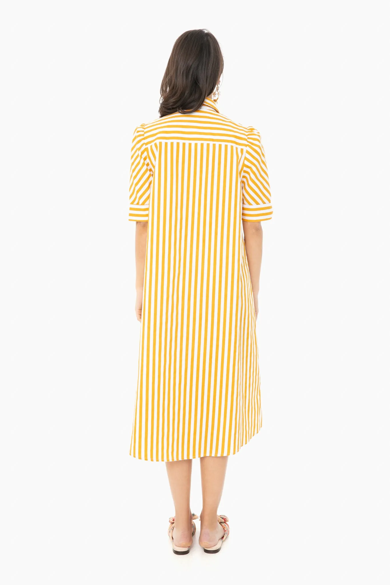 Marigold Stripe Kayla Dress