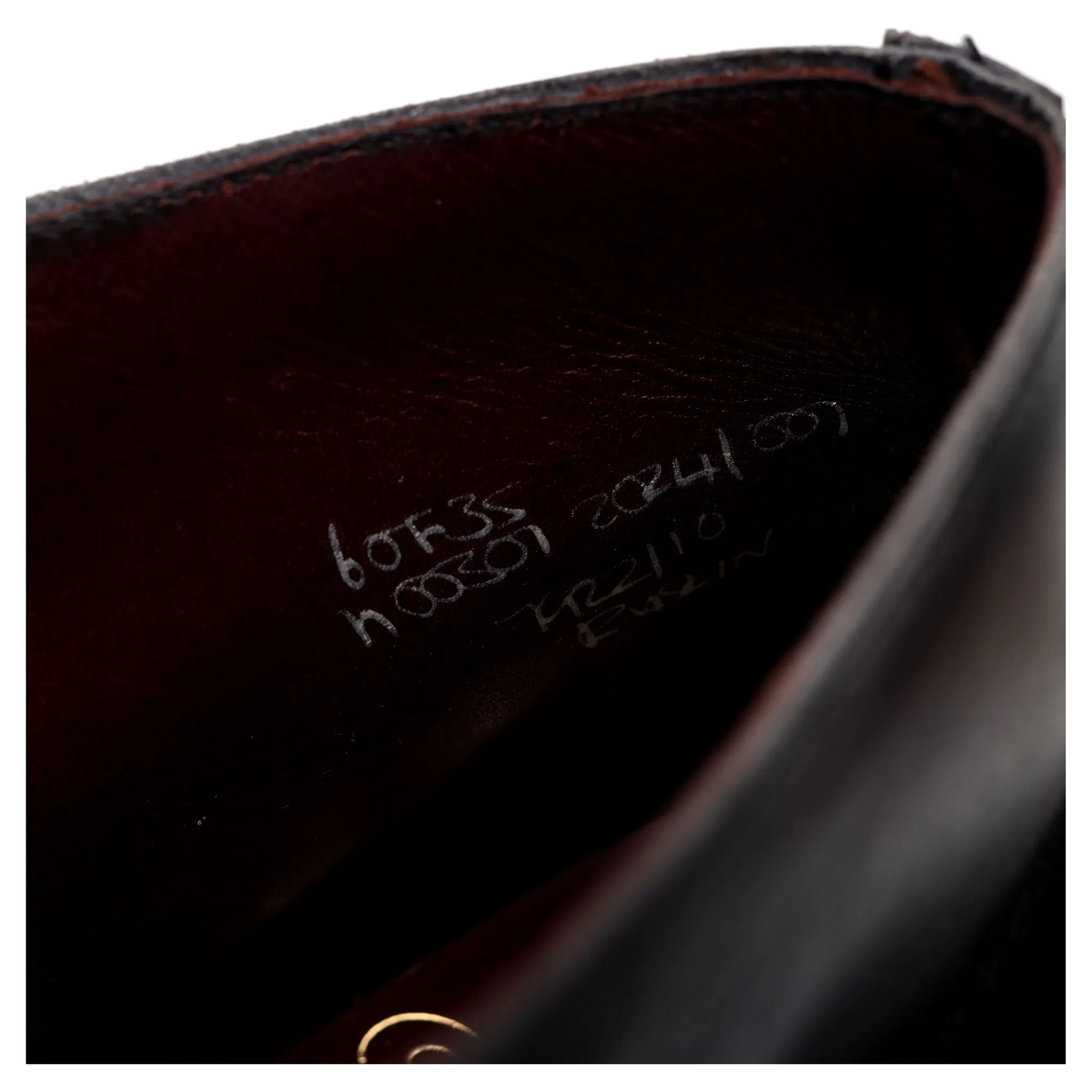 Masterclass 'Ruskin' Black Leather Chukka Boots UK 6 F